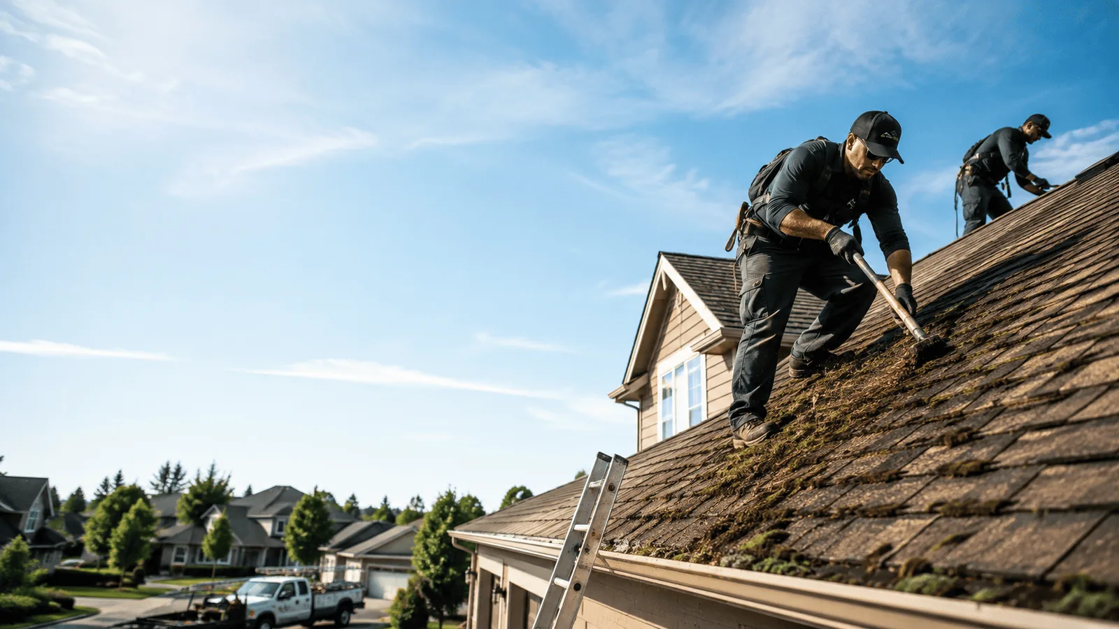 Roof Moss Removal in Oaks, OK near me